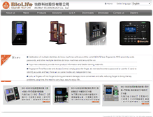 Tablet Screenshot of biolifetec.com